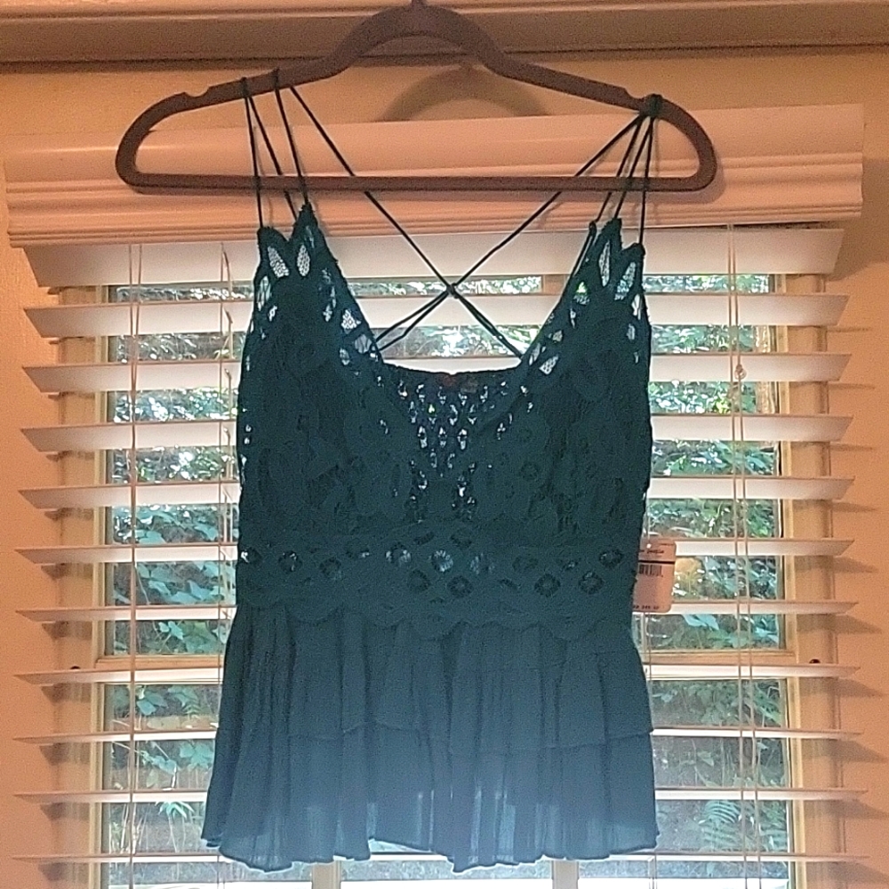 NWT Free People teal top